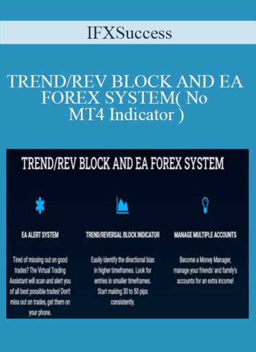 IFXSuccess - TREND/REV BLOCK AND EA FOREX SYSTEM( No MT4 Indicator )