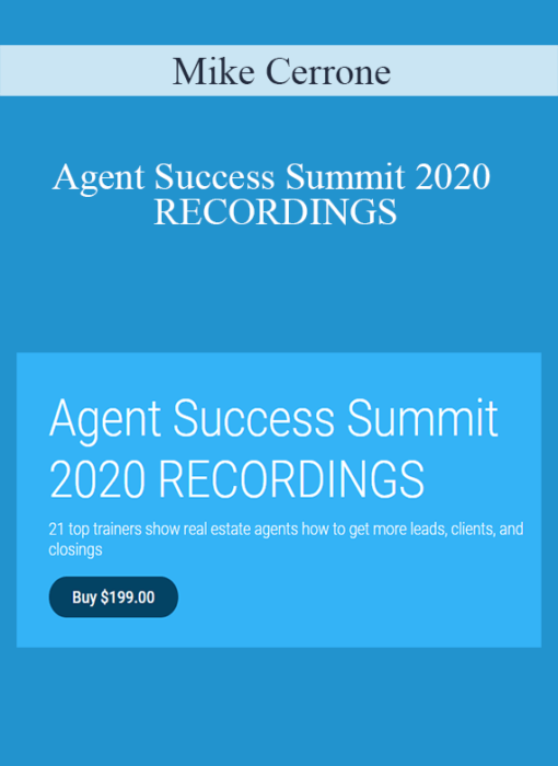Mike Cerrone - Agent Success Summit 2020 RECORDINGS