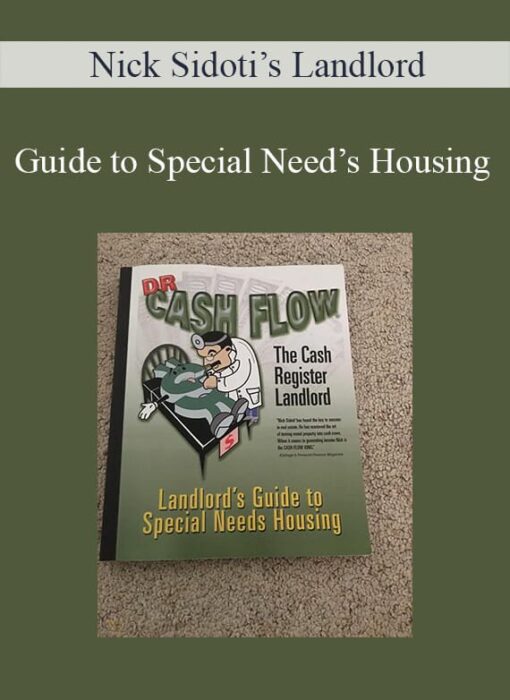 Nick Sidoti's Landlord - Guide to Special Need's Housing