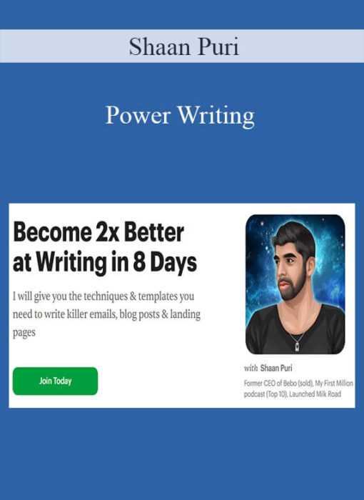 Shaan Puri - Power Writing